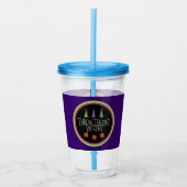 Halloween wirft die Würfel Bunco Party Spaß Acryltrinkbecher (Vorderseite)