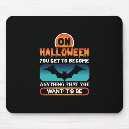 Halloween wirst du alles mousepad (Vorne)