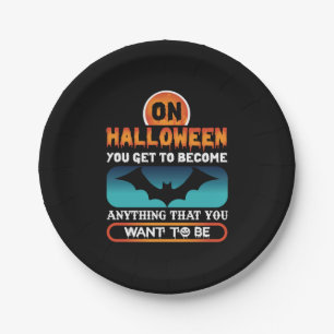 Halloween wirst du alles pappteller