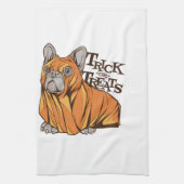 Halloween-Wischmops Geschirrtuch (Vertikal)