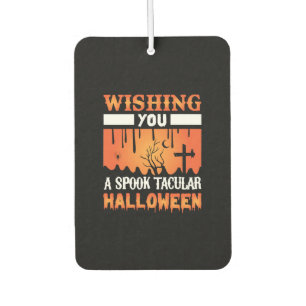 Halloween Wishing You A Spooky Halloween Autolufterfrischer