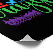 Halloween Witch Be Crazy Poster (Ecke)