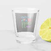 Halloween Witch Be Crazy Schnapsglas (Rückseite)