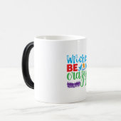 Halloween Witch Be Crazy Verwandlungstasse (Vorderseite Links)