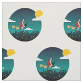 Halloween Witch Befana Stoff (Muster)