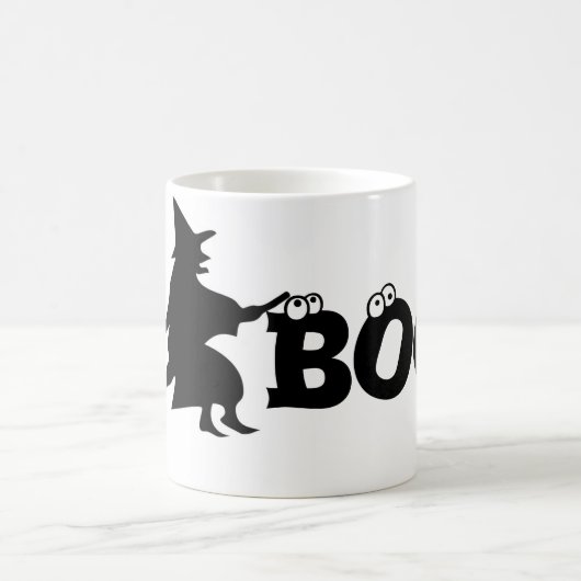 Halloween WITCH BOO! Kaffeetasse (Mittel)