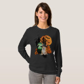 Halloween Witch Corgi Dog T-Shirt (Vorne ganz)