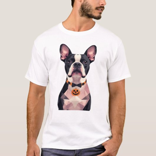 Halloween witch dog Classic T-Shirt (Vorderseite)
