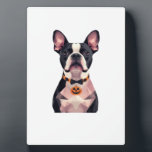 Halloween witch dog Classic T-Shirt Fotoplatte<br><div class="desc">Halloween witch dog Classic T-Shirt</div>