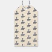 Halloween Witch Doodle Hand Drawn Vielen Dank Geschenkanhänger (Rückseite)