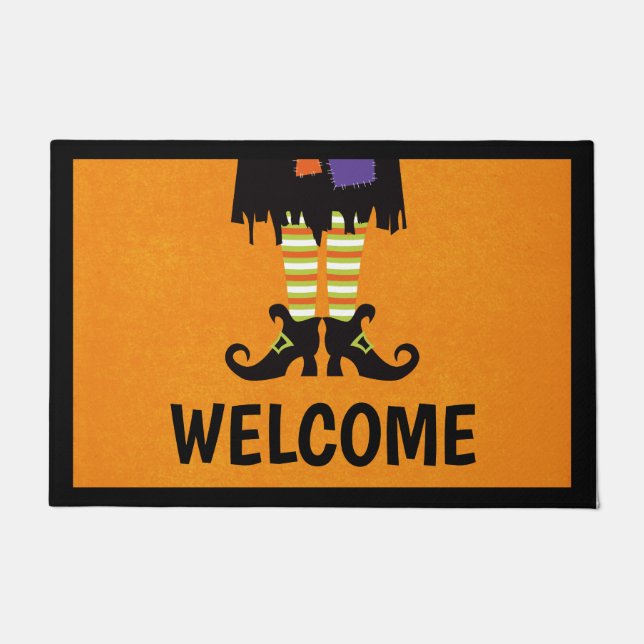 Halloween Witch Doormat Fußmatte (Vorderseite)