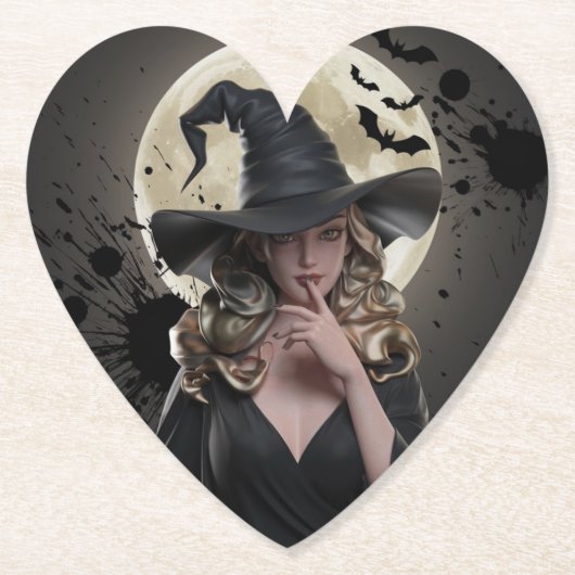Halloween Witch Drink Untersetzer (Vorderseite)