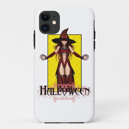Halloween Witch Fantasy Artwork 5 iPhone 5 ID Case (Rückseite)