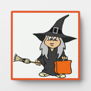 HALLOWEEN WITCH FOTOPLATTE
