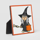 HALLOWEEN WITCH FOTOPLATTE (Vorderseite)