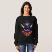 Halloween witch ghost Pumpkin Horror party Hallowe Sweatshirt (Vorne ganz)