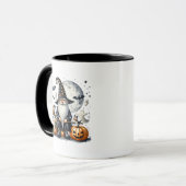 Halloween Witch Gnome Tasse (Vorderseite Links)