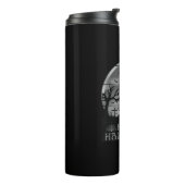 HALLOWEEN WITCH GRAVEYARD SCHWARZ UND WEISS THERMOSBECHER (Nach links gedreht)