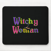 Halloween Witch Hexchy Woman Trick Leckerei Mousepad (Vorne)