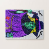 HALLOWEEN WITCH JIGSAW PUZZLE (Horizontal)
