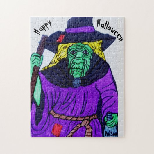 HALLOWEEN WITCH JIGSAW PUZZLE (Vertikal)
