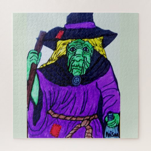 HALLOWEEN WITCH JIGSAW PUZZLE (Vertikal)