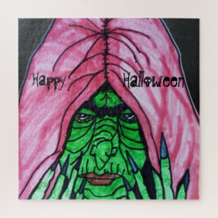 HALLOWEEN WITCH JIGSAW PUZZLE
