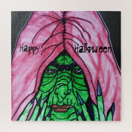 HALLOWEEN WITCH JIGSAW PUZZLE (Vertikal)