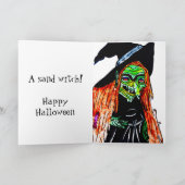 HALLOWEEN WITCH JOKE-Karte Karte (Innenseite)