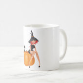 HALLOWEEN WITCH KAFFEETASSE (VorderseiteRechts)