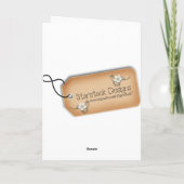 Halloween Witch Karte (Rückseite)