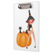 HALLOWEEN WITCH KLEMMBRETT (Links)
