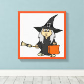 HALLOWEEN WITCH LEINWANDDRUCK (Insitu (Holzboden))