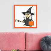 HALLOWEEN WITCH LEINWANDDRUCK (Insitu (Wohnzimmer))