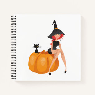 HALLOWEEN WITCH NOTIZBLOCK
