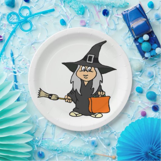 HALLOWEEN WITCH PAPPTELLER (Party)