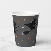 Halloween Witch Party Pappbecher (Rückseite)