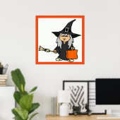 HALLOWEEN WITCH POSTER (Heimbüro)