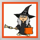HALLOWEEN WITCH POSTER (Vorne)