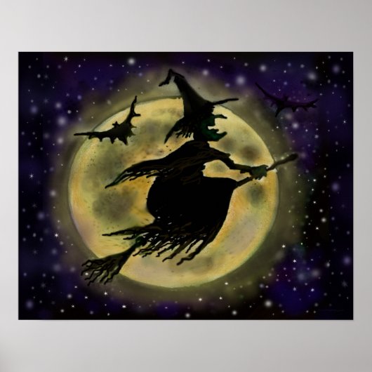 Halloween Witch Poster (Vorne)