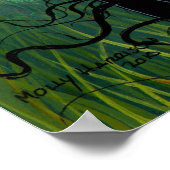 Halloween Witch Poster von Molly Harrison (Ecke)