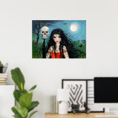 Halloween Witch Poster von Molly Harrison (Heimbüro)