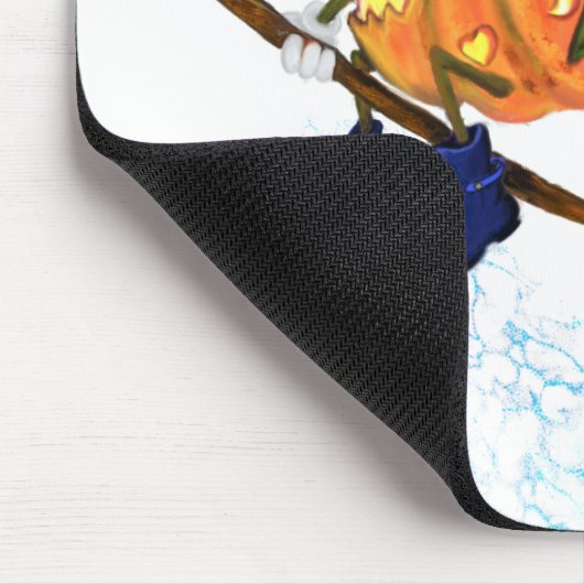 Halloween Witch Pumpkin Mouse Pad Mousepad (Ecke)