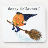 Halloween Witch Pumpkin Mouse Pad Mousepad (Vorne)