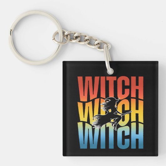 HALLOWEEN WITCH SCHLÜSSELANHÄNGER (Vorderseite)