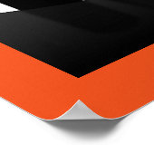 HALLOWEEN WITCH SILHOUETTE POSTER (Ecke)