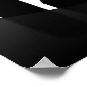 HALLOWEEN WITCH SILHOUETTE POSTER (Ecke)