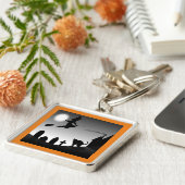 HALLOWEEN WITCH SILHOUETTE SCHLÜSSELANHÄNGER (Seite)