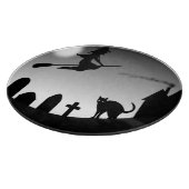 HALLOWEEN WITCH SILHOUETTE SCHNEIDEBRETT (Ecke)