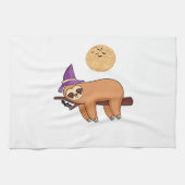 Halloween Witch Sloth Oversized T-Shirt Geschirrtuch (Horizontal)